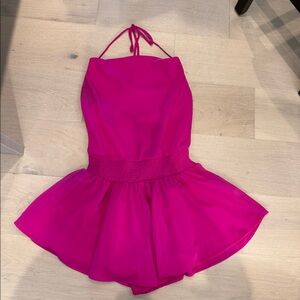 hot pink romper